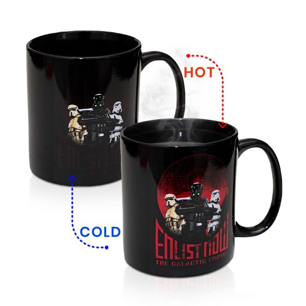 Star Wars Rogue One  Enlist Now  20oz Heat Change Mug For Cheap
