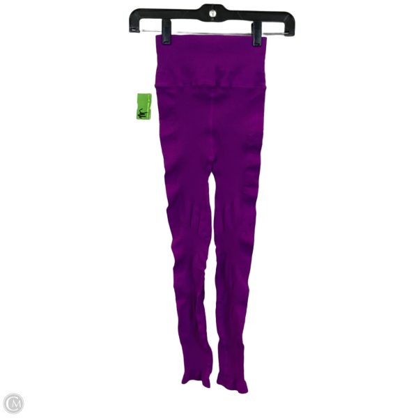 Athletic Leggings By Free People In Purple, Size: Xs Online Sale - Image 2