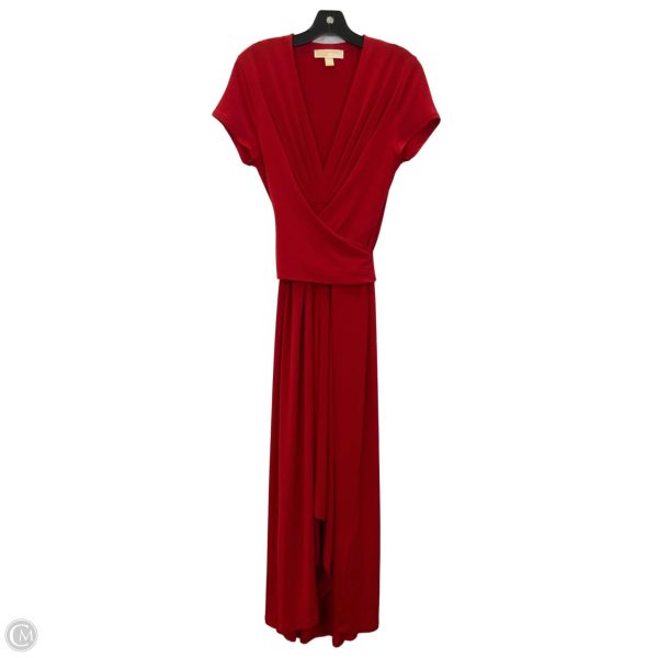Dress Casual Maxi By Michael By Michael Kors In Red, Size: L Cheap