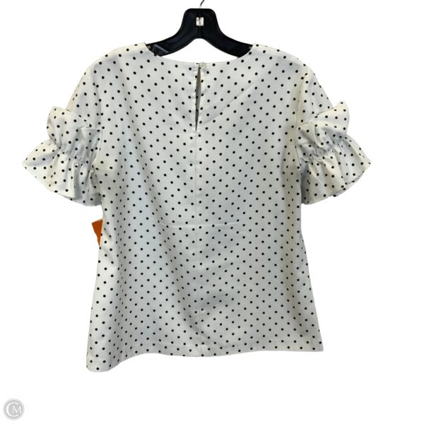 Top Short Sleeve By Banana Republic In Black & White, Size: Xs Online Sale - Image 2