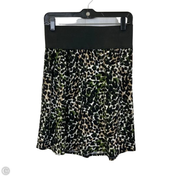 Skirt Mini & Short By Laundry In Leopard Print, Size: 6 Cheap