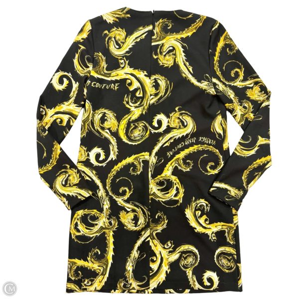 Dress Luxury Designer By Versace In Black & Gold, Size: M Cheap - Image 3